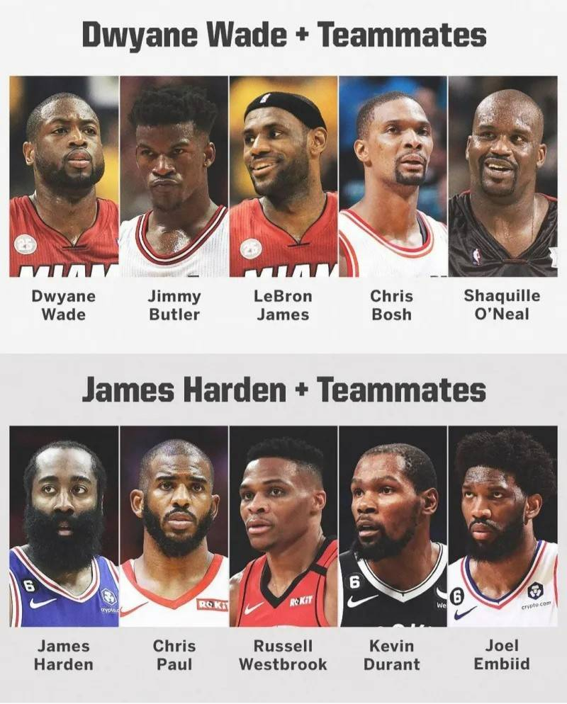 ESPN: Who wins Dwyane Wade and best teammate vs. James Harden and best teammate?