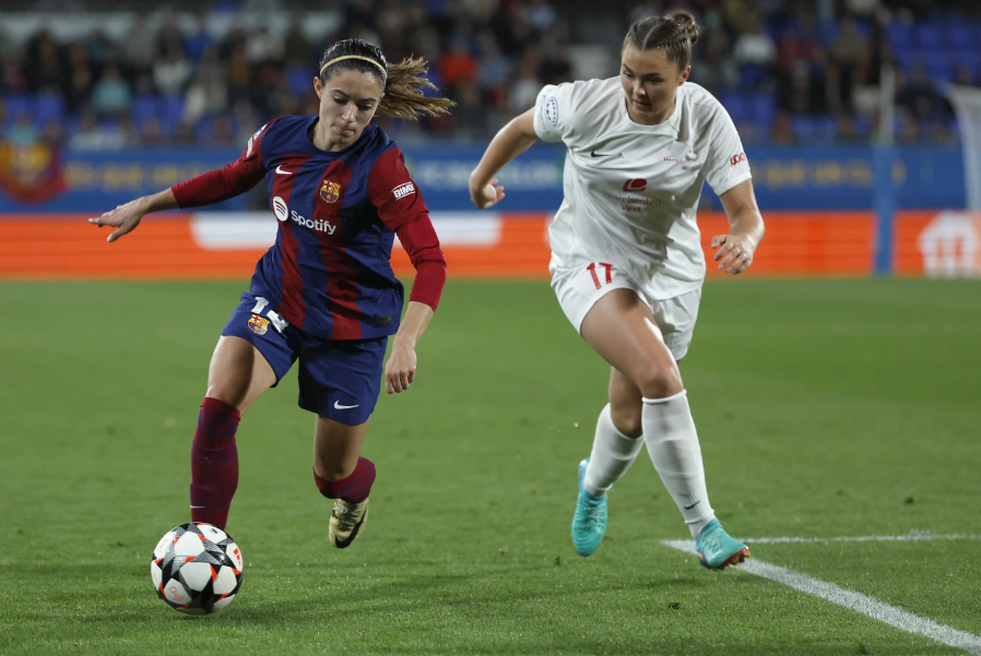 Barcelona and Paris Saint-Germain advance to women’s Champions League semifinals